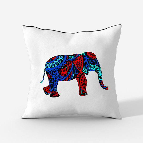 Picture of Colorful Elephant Cushion