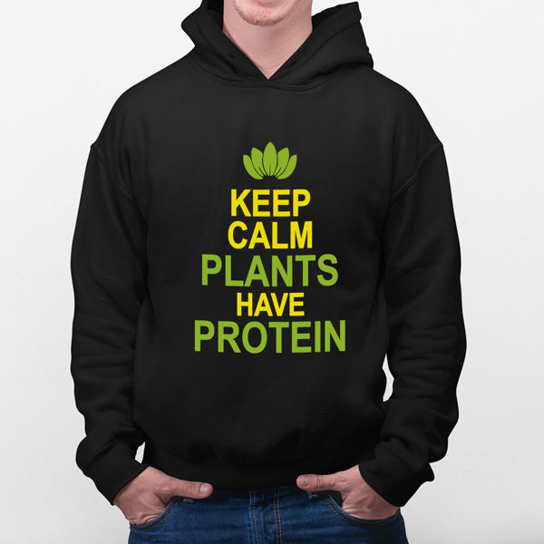Picture of Plants have protein Hoodie
