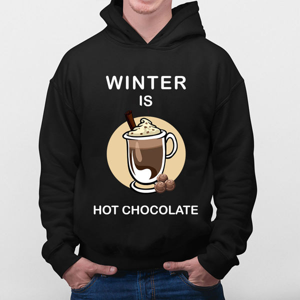 Picture of Winter is hot chocolate Hoodie
