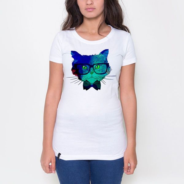 Picture of Colorful cat Female T-Shirt
