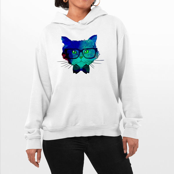Picture of Colorful cat Female Hoodie