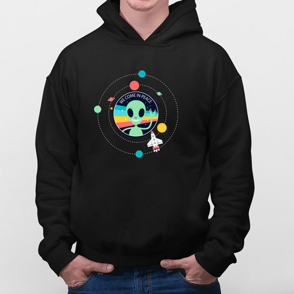 Picture of We come in peace Hoodie