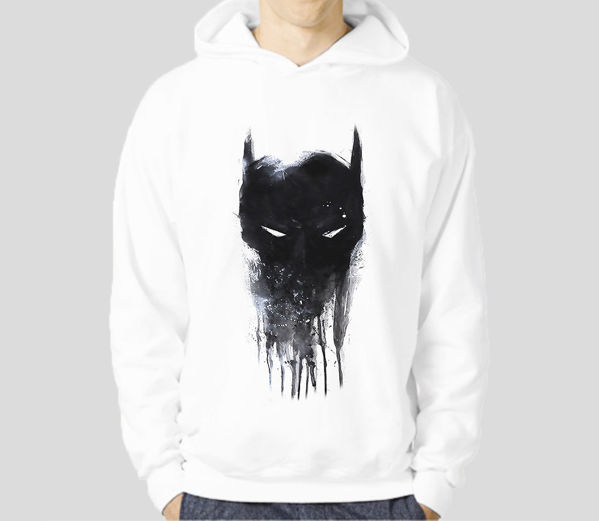 Picture of batman face male Hoodie