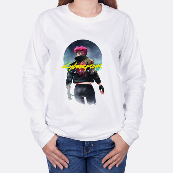Picture of cyberpunk T-Shirt -female long sleeves