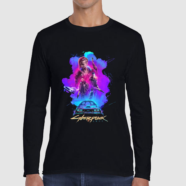 Picture of cyberpunk car male long sleeves