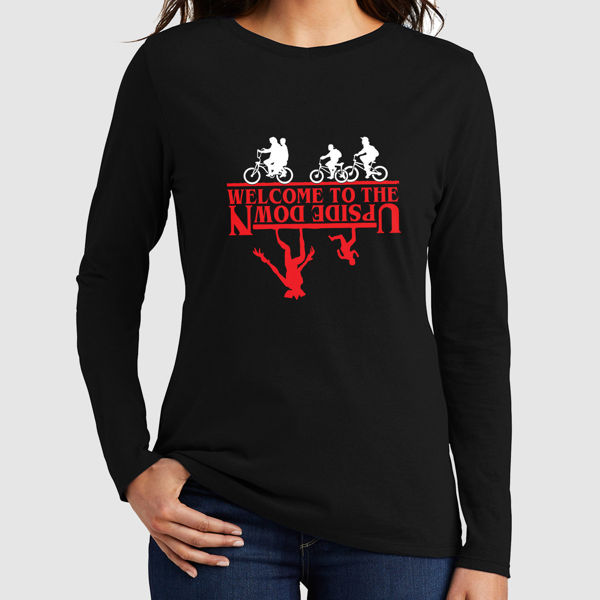 Picture of stranger things upside down female long sleeves