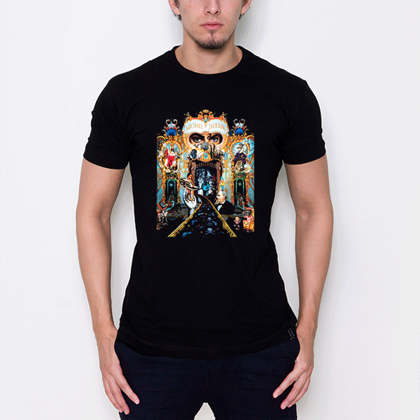 Picture of michael jackson MALE- T-Shirt