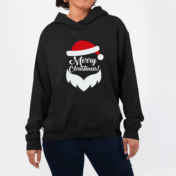 Picture of merry christmas - female  hoody