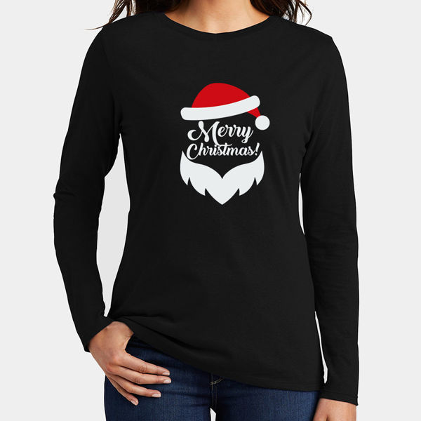 Picture of merry christmas - female  long sleeves