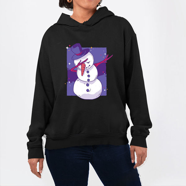 صورة christmas snowman - female  hoody