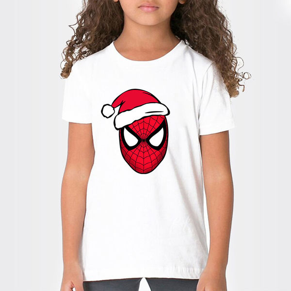 Picture of the christmas spider man - girl t-shirt