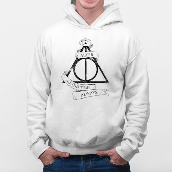 Picture of after all this time -  male  hoody