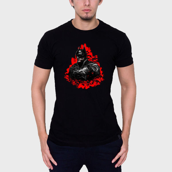 Picture of Batman fire - male t-shirt