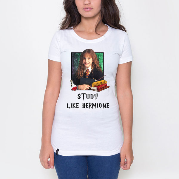 صورة study like hermione - female t-shirt