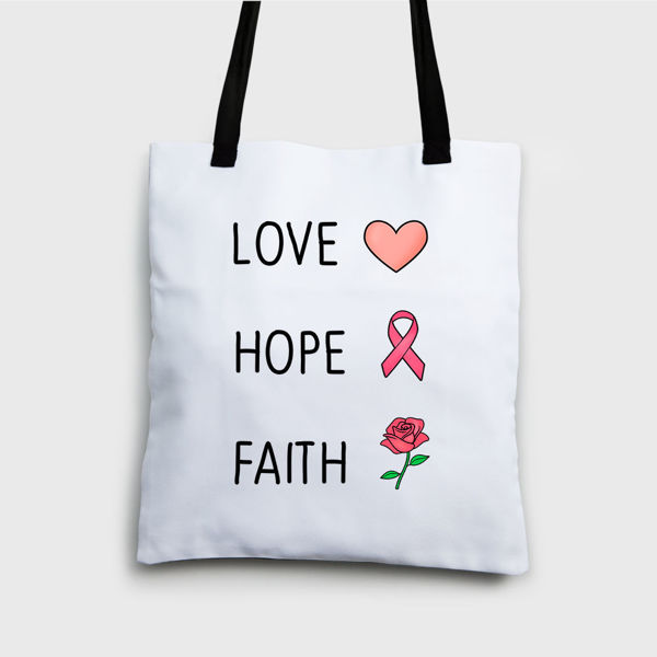 Picture of HOPE LOVE FAITH TOTE BAG