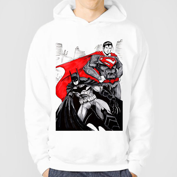صورة Superman & Batman Hoodie