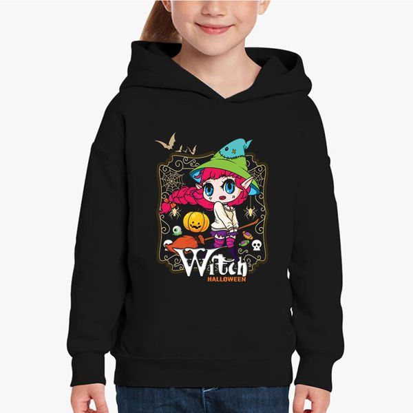 Picture of Witch halloween Girl Hoodie