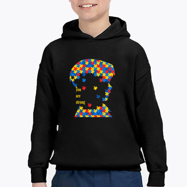Picture of You Are Strong Boy Hoodie