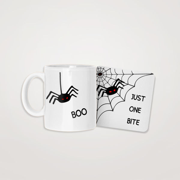 صورة Just one bite Mug & Coaster