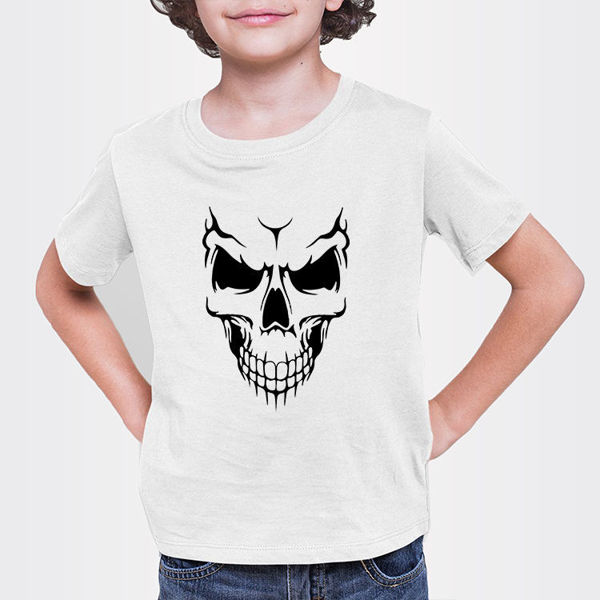 Picture of Halloween skull - boy's t-shirt