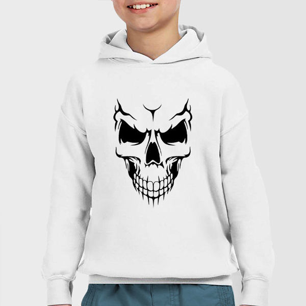 Picture of Halloween skull - boy's  hoody