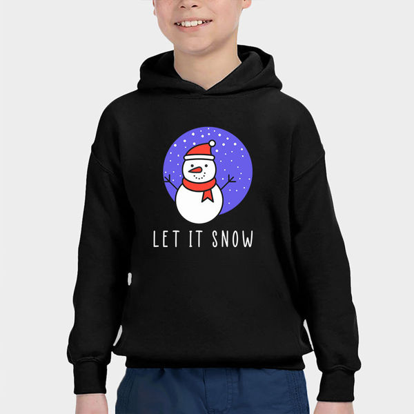 Picture of let it snow - boy hoody